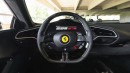 2023 Ferrari 296 GTB in Nero with Giallo Modena accents