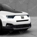 2023 Fiat Uno subcompact crossover SUV on Jeep E rendering by KDesign AG