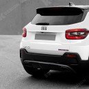 2023 Fiat Uno subcompact crossover SUV on Jeep E rendering by KDesign AG