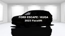 2023 Ford Escape Kuga refresh color palette rendering by AutoYa