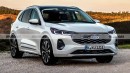 2023 Ford Escape/Kuga facelift unofficial render by kolesa.ru / motor.es
