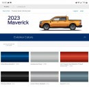 2023 Ford Maverick Exterior Color Palette