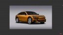 2023 Ford Mustang Mach-E Sedan as Falcon revival rendering by SRK Designs