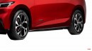 2023 Ford Mustang Mach-E Sedan as Falcon revival rendering by SRK Designs
