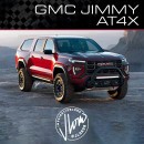 2023 GMC Canyon AT4X to Jimmy SUV rendering by jlord8
