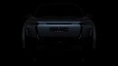 2023 GMC Sierra Denali electric pickup truck teaser