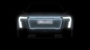 2023 GMC Sierra Denali electric pickup truck teaser
