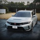 2023 Honda Civic Type R Tourer rendering by sugardesign_1