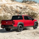 2023 Honda Pilot TrailSport Ridgeline pickup truck CGI by Theottle & KDesign AG