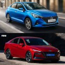 2023 Hyundai Accent unofficial new generation rendering by kelsonik