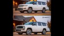 2023 Jeep Grand Wagoneer L RetroMod rendering by TheSketchMonkey