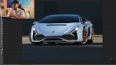 2023 Lambo Huracan Gets Unofficial Second Generation preview by TheSketchMonkey