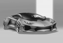 2023 Lamborghini Stella Hybrid rendering by tedoradze.giorgi