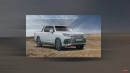 2023 Lexus LX 600 Pickup Concept rendering by SRK Designs