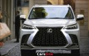 2023 Lexus LX unofficial render as U.S. alternative to Toyota Land Cruiser J300 by Carsbite.com