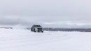 Third-generation Mercedes-Benz GLC during winter testing in Arjeplog, Sweden