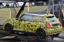 MINI Hatchback prototype with internal combustion engine