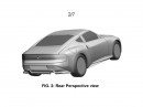 2023 Nissan 400Z design patent from IP Australia