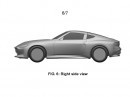 2023 Nissan 400Z design patent from IP Australia