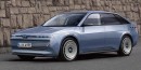 2023 Nissan Bluebird EV revival rendering by lars_o_saeltzer