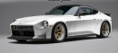 2023 Nissan Z Datsun 280Z neo-retro transformation rendering by spdesignsest