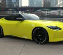 2023 Nissan Z Convertible Top Roadster rendering by rostislav_prokop