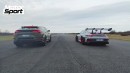 2023 Porsche 911 GT3 RS Drag Races Lamborghini Urus Performante