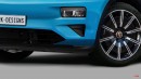 2023 Porsche Macan EV new generation rendering by SRK Designs