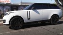 2023 Range Rover review before white to black wrap swap by RDB LA