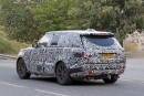 2023 Land Rover Range Rover SVR spied alongside camouflaged Jaguar F-Pace SVR by Andreas Mau / CarPix