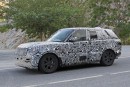 2023 Land Rover Range Rover SVR spied alongside camouflaged Jaguar F-Pace SVR by Andreas Mau / CarPix