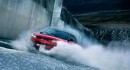 2023 Range Rover Sport dam spillway stunt