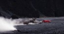 2023 Range Rover Sport dam spillway stunt