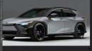2023 Toyota bZ4X EV Hot Hatch rendering by TheSketchMonkey