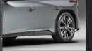 2023 Toyota bZ4X EV Hot Hatch rendering by TheSketchMonkey