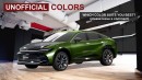2023 Toyota Crown color reel renderings by AutoYa