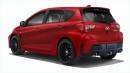 2023 Toyota GR Corolla to Perodua GR Myvi rendering by Theottle