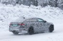 2024 Audi A6 e-tron starts winter testing with production lights