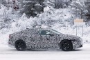 2024 Audi A6 e-tron starts winter testing with production lights