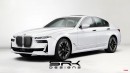 2024 BMW 5 Series new look 7 Series/i7 rendering by SRK Designs