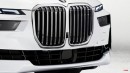 2024 BMW 5 Series new look 7 Series/i7 rendering by SRK Designs