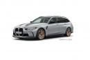 2024 BMW M3 CS Touring rendering