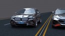 2024 BMW M5 PHEV vs ICE Audi RS 6 Avant quattro rendering by Evren Özgün Spy Sketch