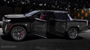2024 Caddy Escalade EXT EV rendering by AutoYa