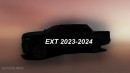 2024 Caddy Escalade EXT EV rendering by AutoYa