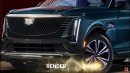 2024 Cadillac Escalade IQ rendering by Halo oto