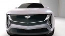 2024 Cadillac Escalade IQ CGI EV transformation by Evren Ozgun Spy Sketch