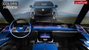 2024 Cadillac Escalade IQ rendering by AutoYa Interior
