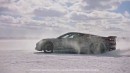 2024 Chevrolet Corvette E-Ray Does Four-Wheel Drifts in the Snow