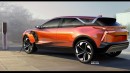 2024 Chevy Blazer EV sketches by GM Design